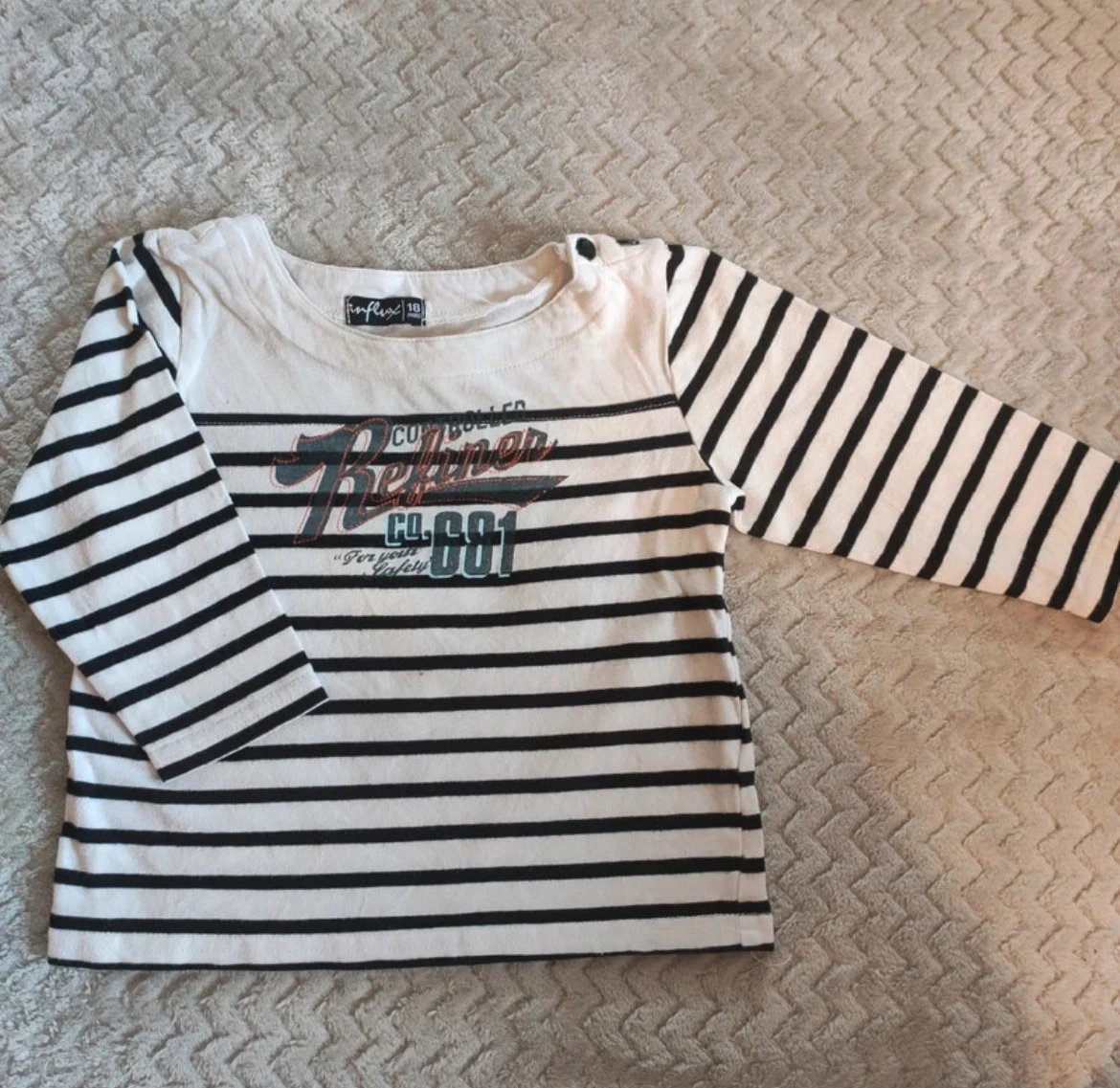 Conjunto de jaqueta nova + jeans preto novo + camiseta ML 18 meses – photo 8